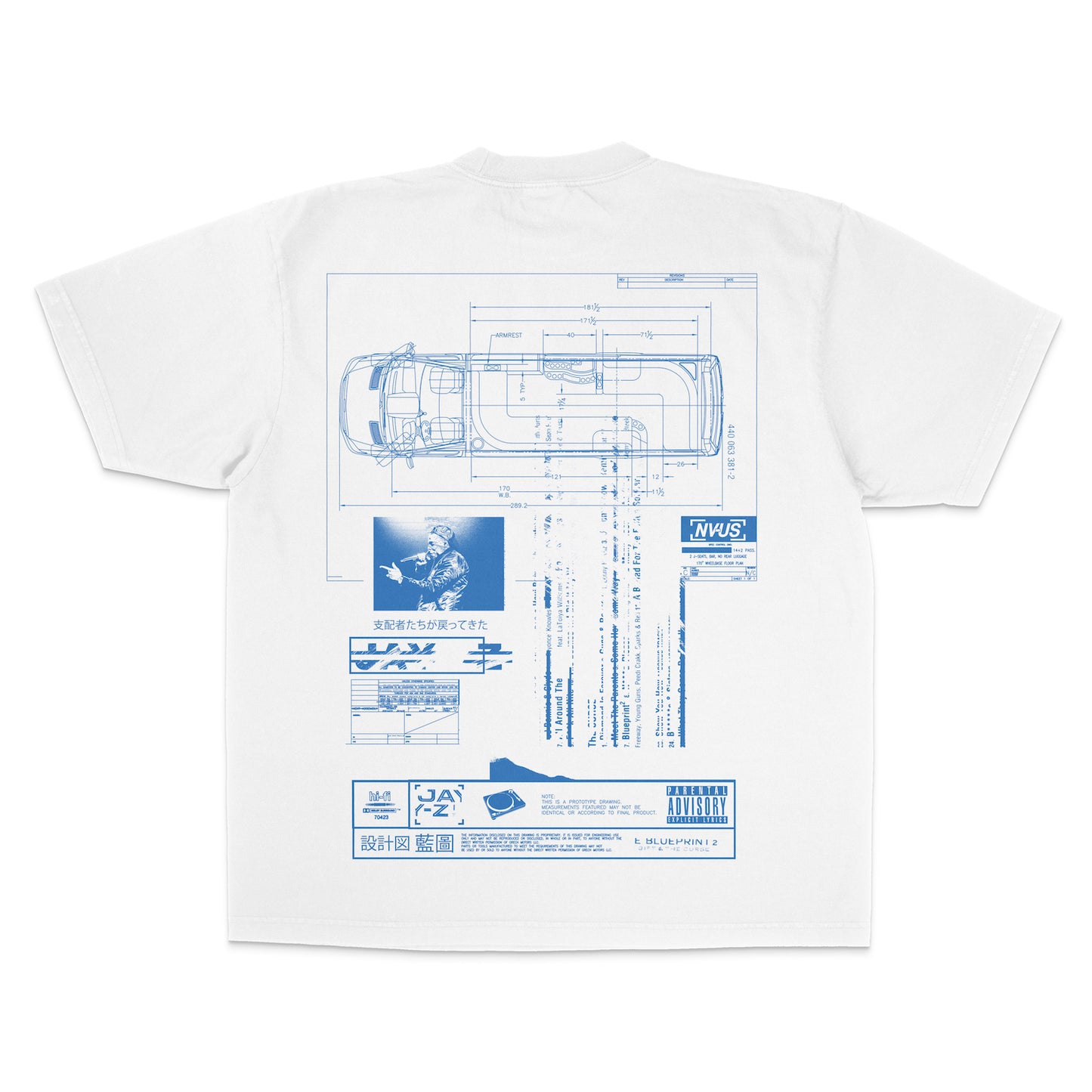 Blueprint Tee | White